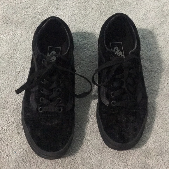 Vans Shoes - Black velvet Vans